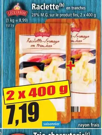 Norma Raclette offre