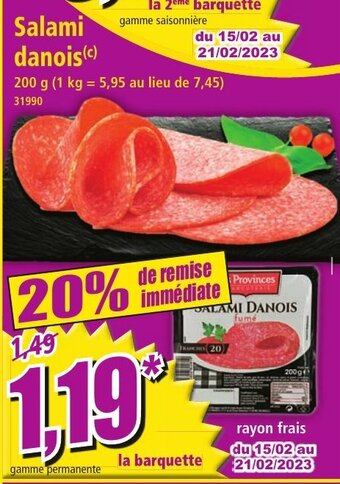 Norma Salami Danois offre