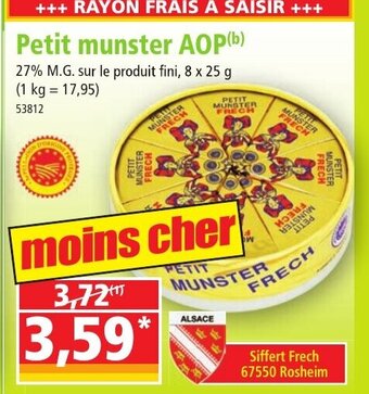 Norma Petit Munster AOP offre