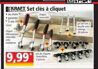 Norma Set Clés À Cliquet offre