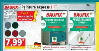 Norma Peinture Express offre