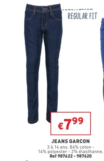 Trafic Jeans Garcon offre