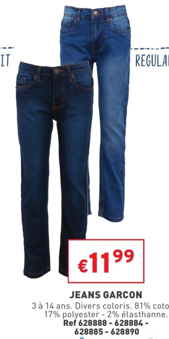 Trafic Jeans Garcon offre