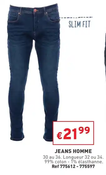 Trafic Jeans Homme offre