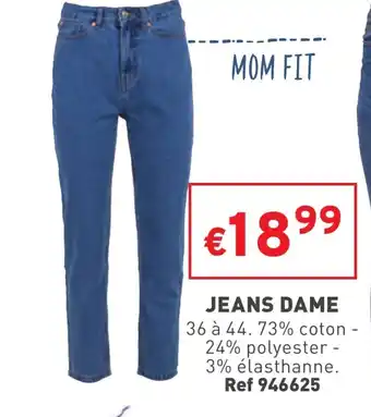 Trafic Jeans Dame offre