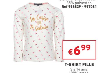 Trafic T-Shirt Fille offre