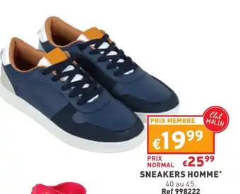 Trafic Sneakers Homme offre
