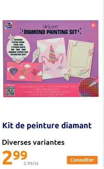 Action Kit de peinture diamant offre