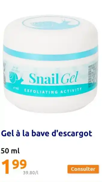 Action Gel à la bave d'escargot offre