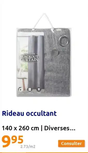 Action Rideau occultant offre