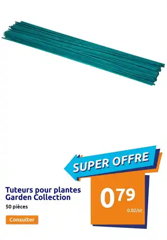 Action Tuteurs pour plantes garden collection offre