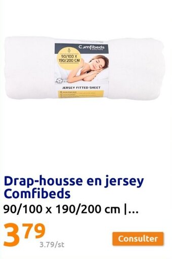 Action Drap-housse en jersey comfibeds offre