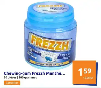 Action Chewing-gum frezzh menthe offre