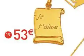 E.Leclerc Bijoux Pendentif offre