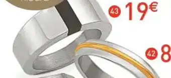 E.Leclerc Bijoux Bague en acier offre