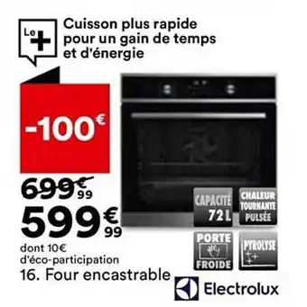 BUT Four encastrable electrolux offre