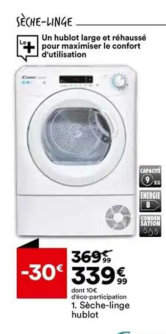 BUT Sèche-linge hublot offre