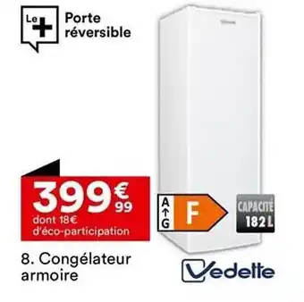 BUT Congélateur armoire vedette offre