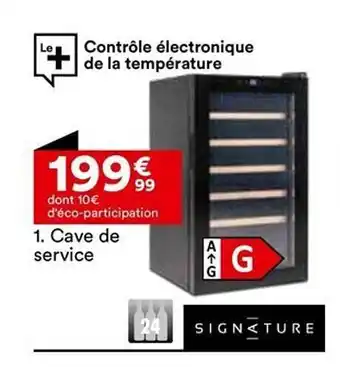 BUT Cave de service signature offre