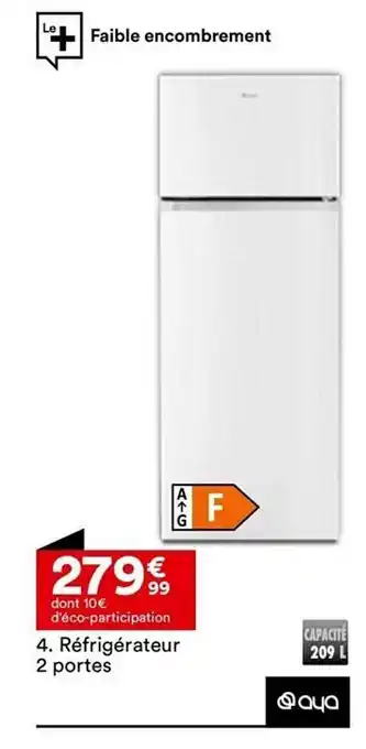 BUT Réfrigérateur 2 portes aya offre
