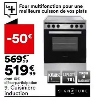 BUT Cuisinière induction signature offre