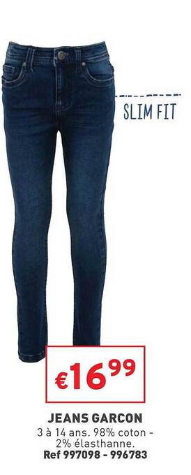 Trafic Jeans garçon offre