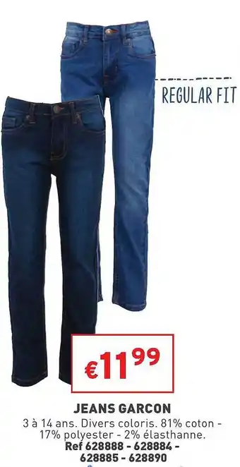 Trafic Jeans garçon offre