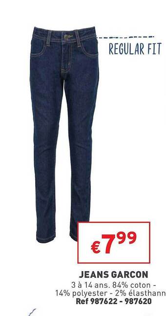 Trafic Jeans garçon offre