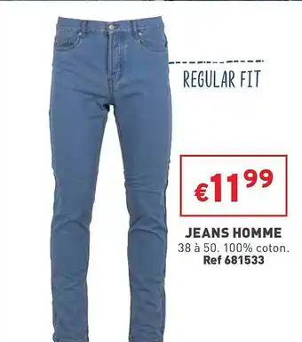 Trafic Jeans homme offre