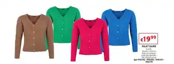 Trafic Gilet dame offre