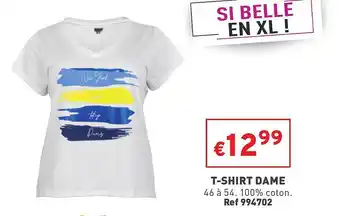 Trafic T-shirt dame offre