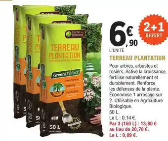 E.Leclerc Jardi Terreau plantation offre