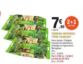 E.Leclerc Jardi Terreau universel offre