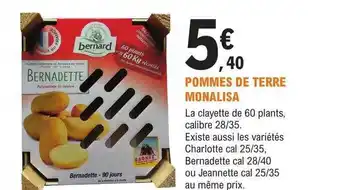 E.Leclerc Jardi Pommes de terre monalisa offre