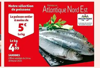 Auchan Sardines offre