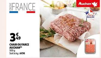 Auchan Chair ou farce auchan offre