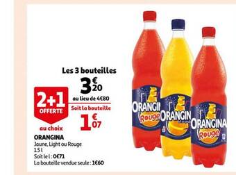 Auchan Orangina offre
