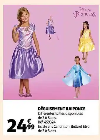 Déguisement raiponce