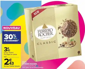 Carrefour Galce ferrero rocher offre