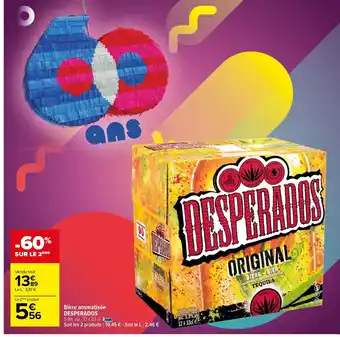 Carrefour Market Bière Aromatisée Desperados offre