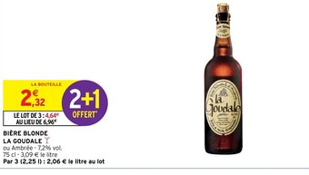 Intermarché Express Bière Blonde La Goudale offre