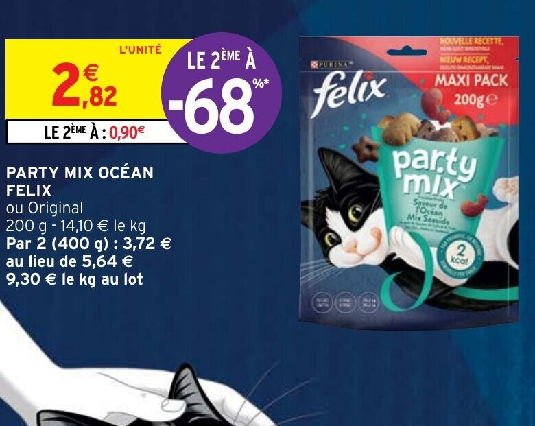 Promo Party Mix Océan Felix chez Intermarché Express