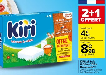 Carrefour Kiri Lait Frais & Crème offre