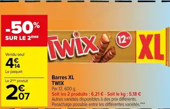 Barres XL Twix