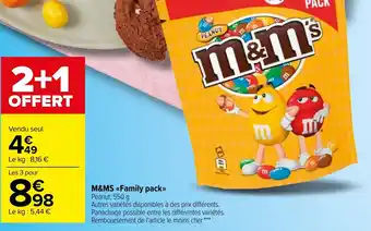 Carrefour M&M's Family Pack offre