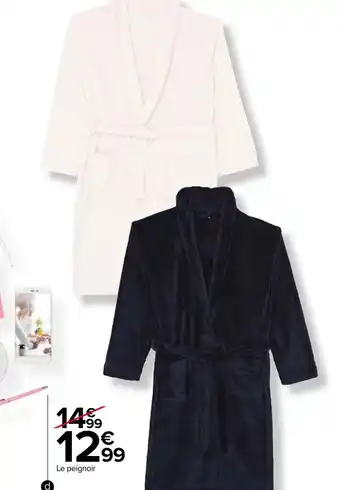 Carrefour Peignoir Coral offre
