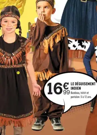 Le Déguisement Indien