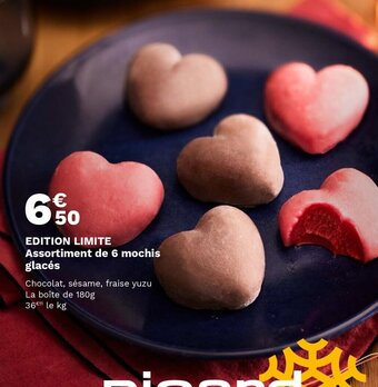 Picard Assortiment de 6 Mochis Glacés offre