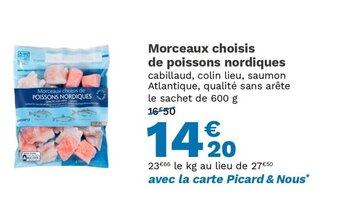 Picard Morceaux Choisis de Poissons Nordiques offre