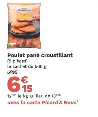 Picard Poulet Pané Croustillant offre